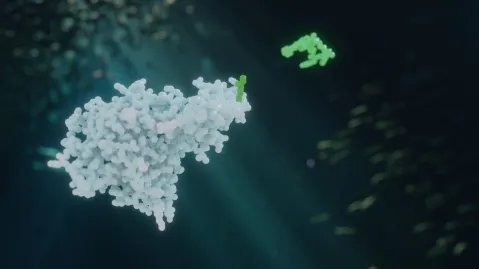 graphic of molecules