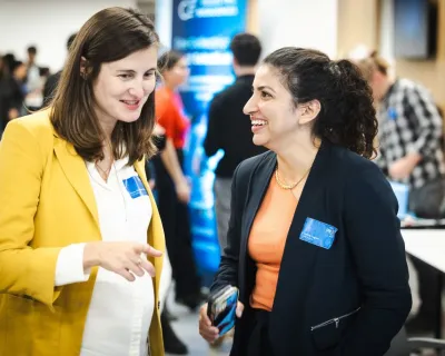 participants talking